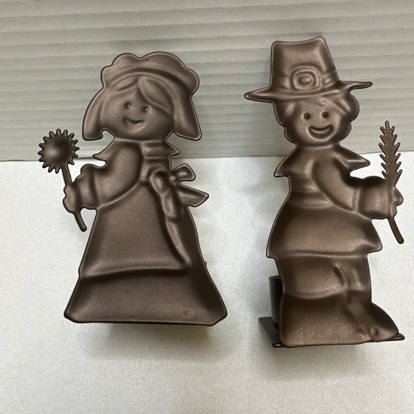 Yankee‎ Candle Pilgrim Tea Light Metal Candle Holders - Set of 2- New - Picture 5 of 6